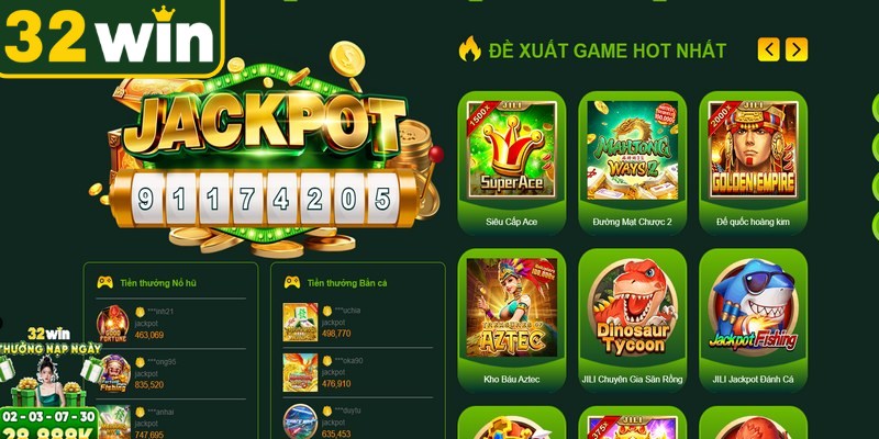 Giới thiệu 32WIN về danh mục giải trí đa dạng